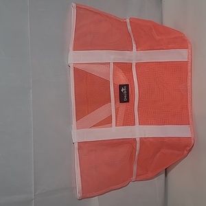 Dejaroo Orange Mesh Beach Bag